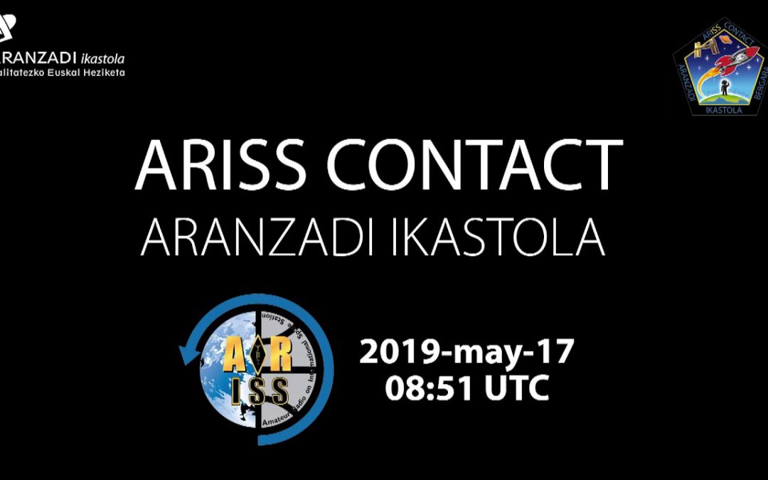 La ikastola Aranzadi de Bergara conectó con la ISS
